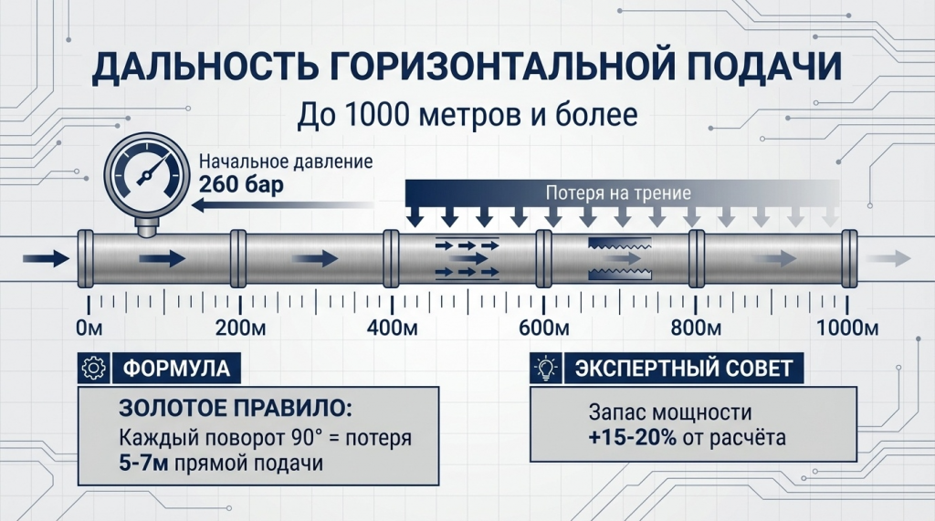 Дальность подачи