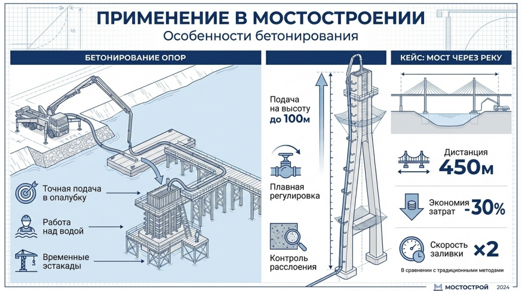 Применение в мостостроении