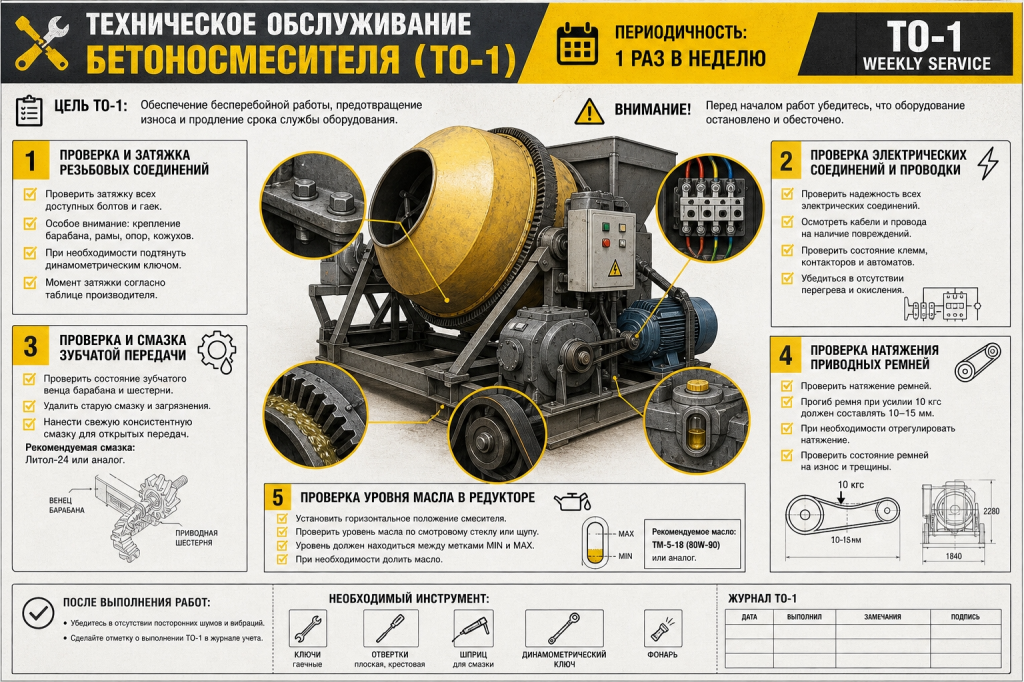 Еженедельное ТО